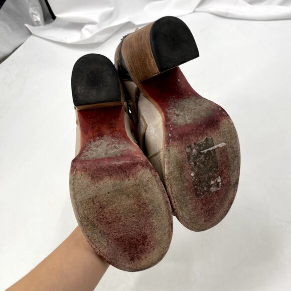 Freebird by Steven 6 Braeden cream Buckle booties - Picture 7 of 7